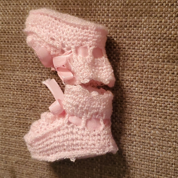 Knitted booties - Picture 3 of 5
